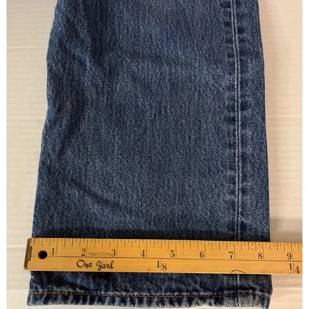 Levis 501‎ Original Fit Jeans Mens 34x32 Blue Straight Leg Button Fly